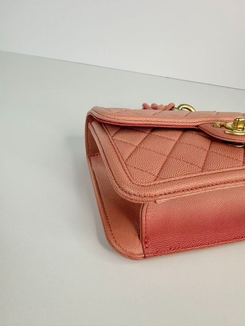 Chanel 19 Small Quilted Caviar Leather Flap Shoulder Crossbody Bag - Picture 7 of 13